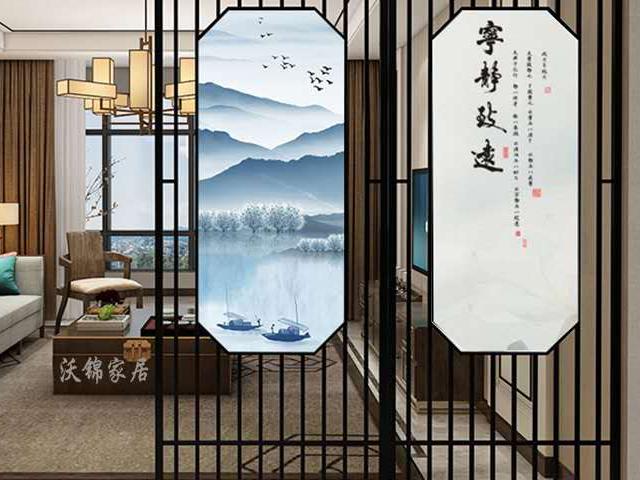 家用客（kè）廳不鏽鋼屏風花格隔斷