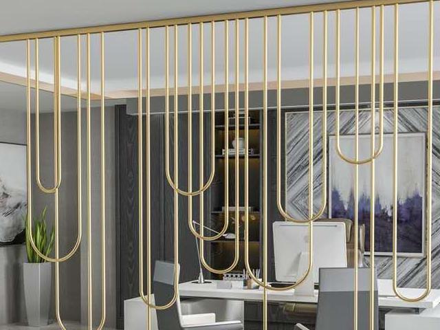 寫字樓辦公室不（bú）鏽鋼屏風隔斷