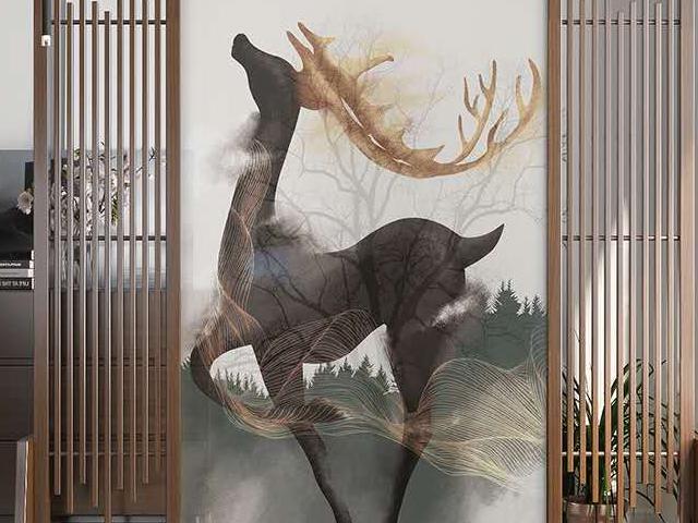 不鏽鋼黃金色花格
