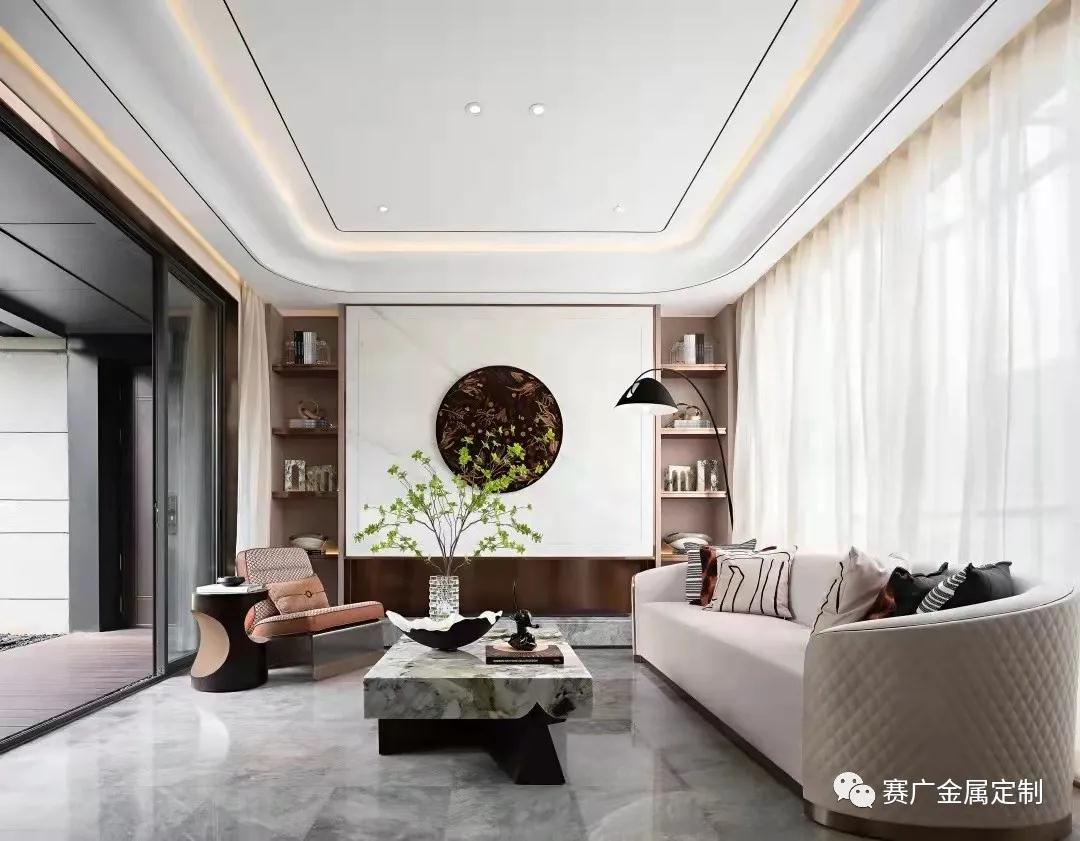 賽廣分享：簡約有格調，金屬點（diǎn）亮空間