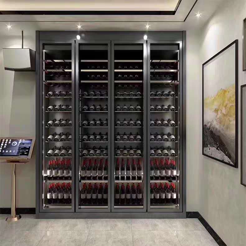 黑鈦色不鏽鋼酒(jiǔ)櫃 黑鈦色不鏽鋼酒櫃